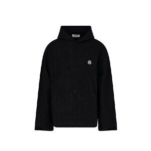 Ambush Cotton Sweatshirt with Ribbed Cuffs and Crew Neck Men Black Sweaters